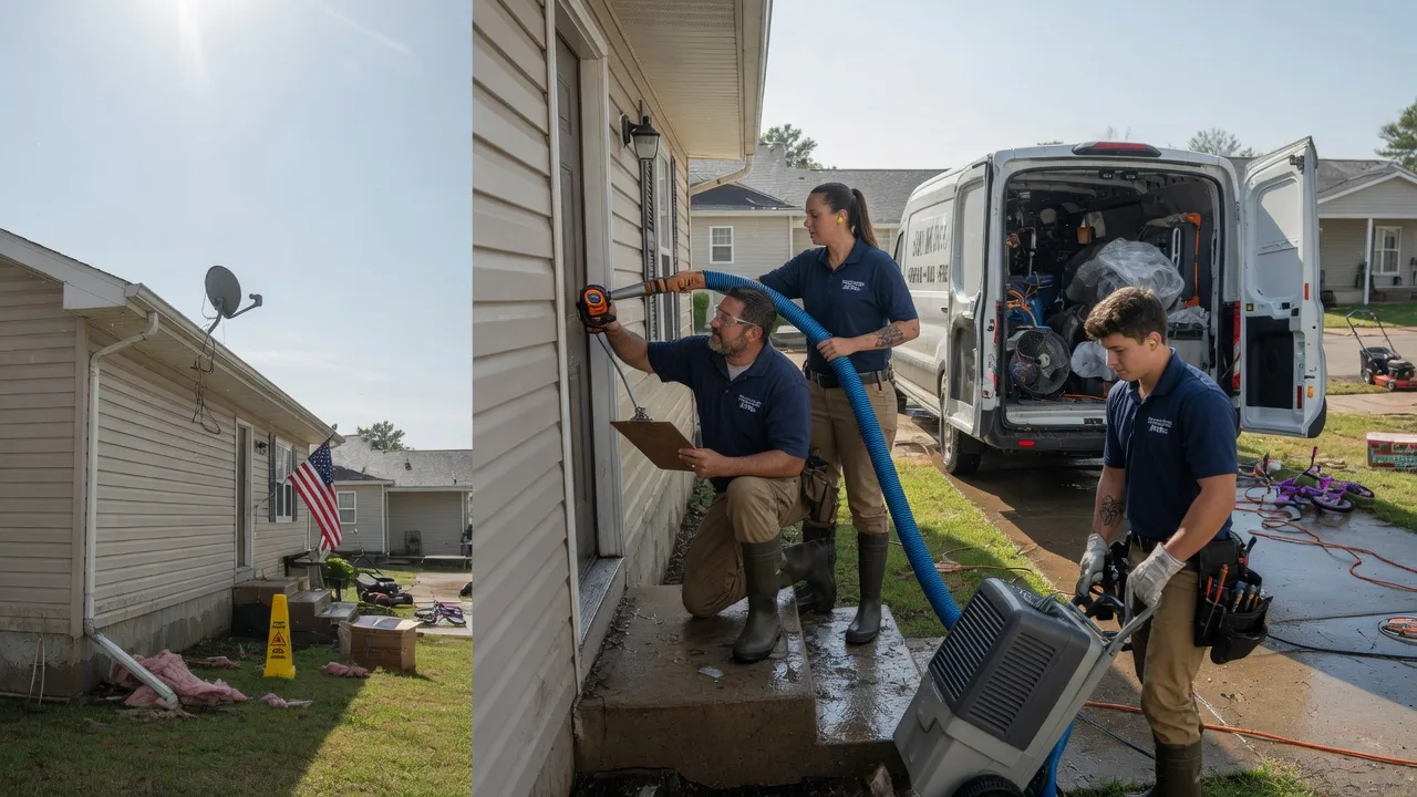 Ceiling Water Damage Restoration in Grantsburg, IN near me